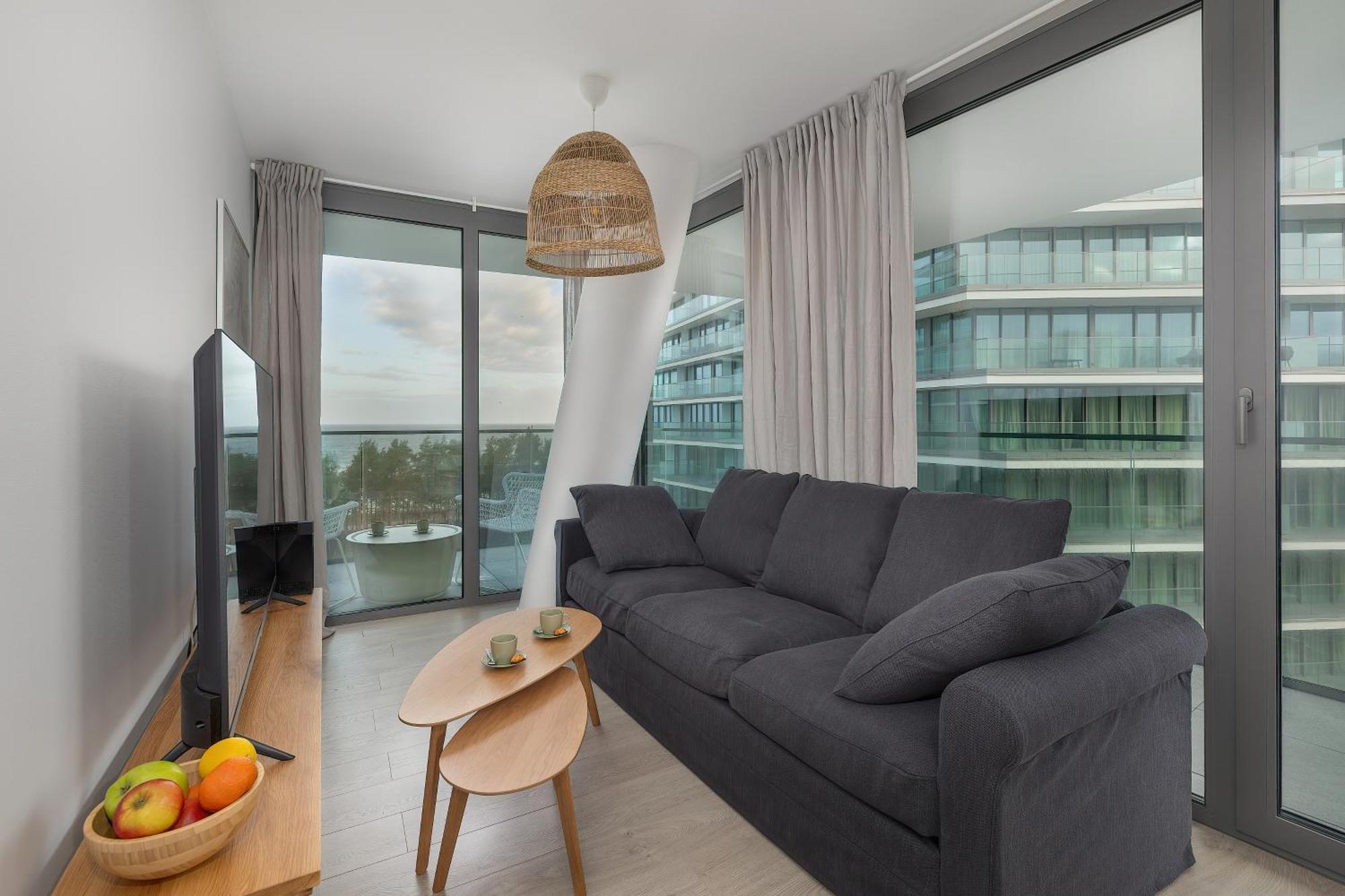 Lux Sea Towers - Wellness Spa, Gym & Beach - Seaview By Rent Like Home Miedzyzdroje Bagian luar foto