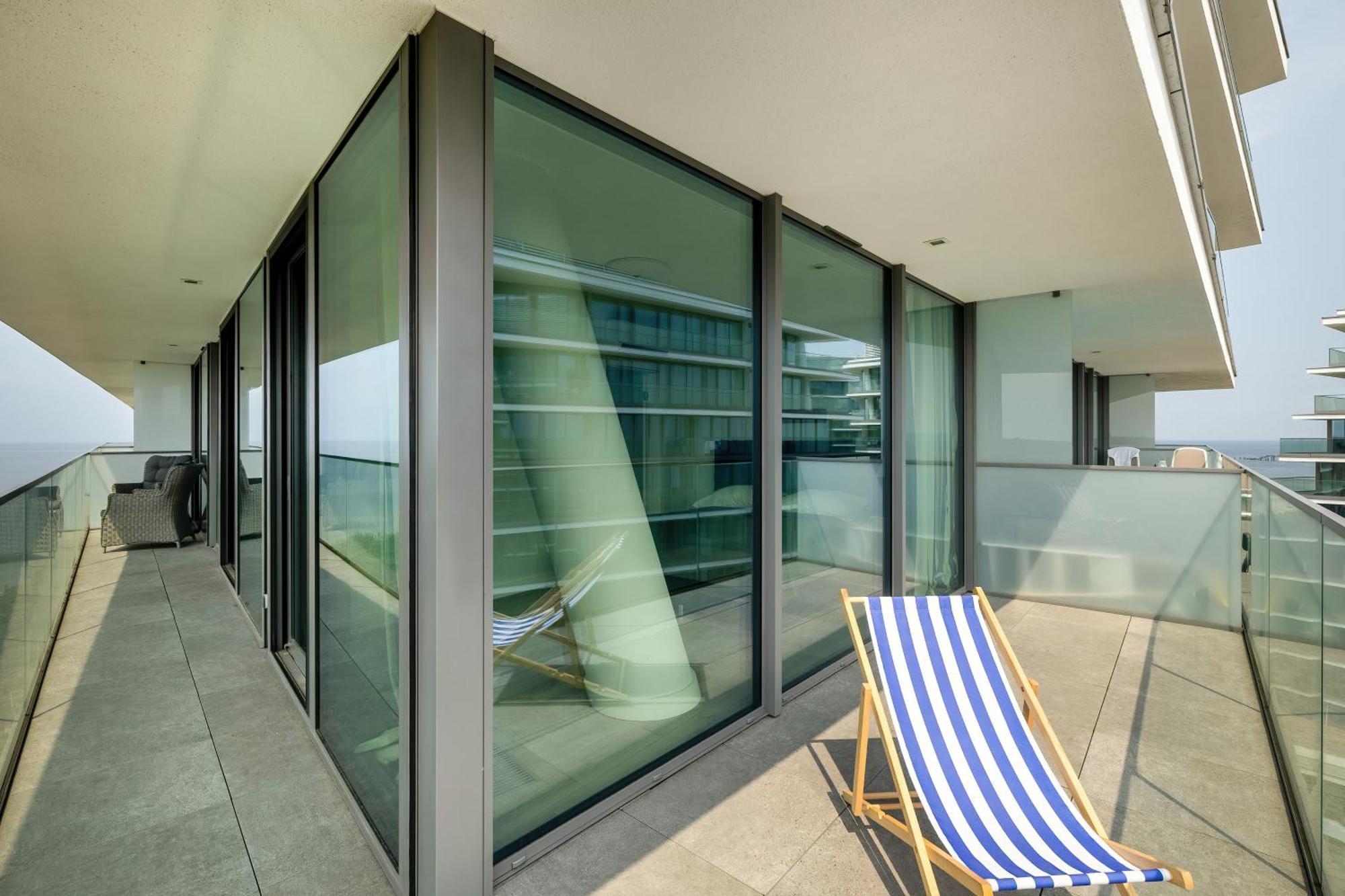 Lux Sea Towers - Wellness Spa, Gym & Beach - Seaview By Rent Like Home Miedzyzdroje Bagian luar foto