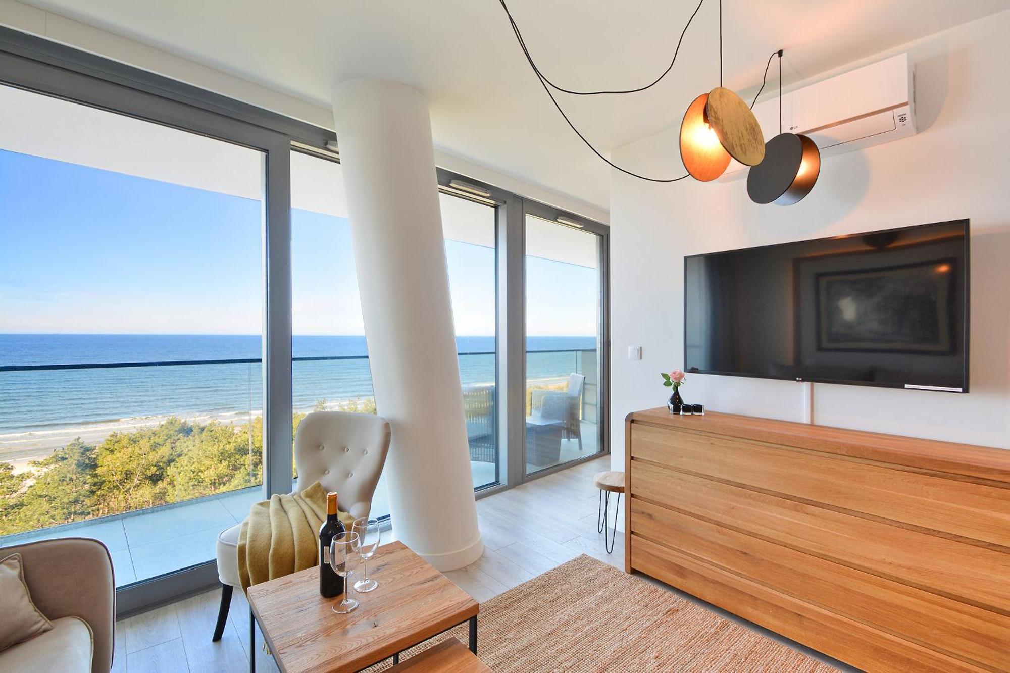 Lux Sea Towers - Wellness Spa, Gym & Beach - Seaview By Rent Like Home Miedzyzdroje Bagian luar foto